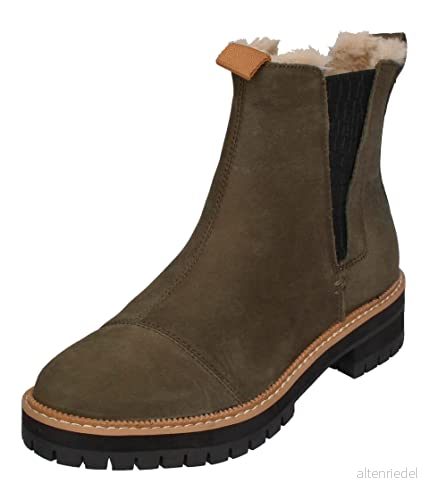 TOMS Women Dakota Boot_Water Resistant, Stövlar Dam, Olive, 37.5 EU 195703025365