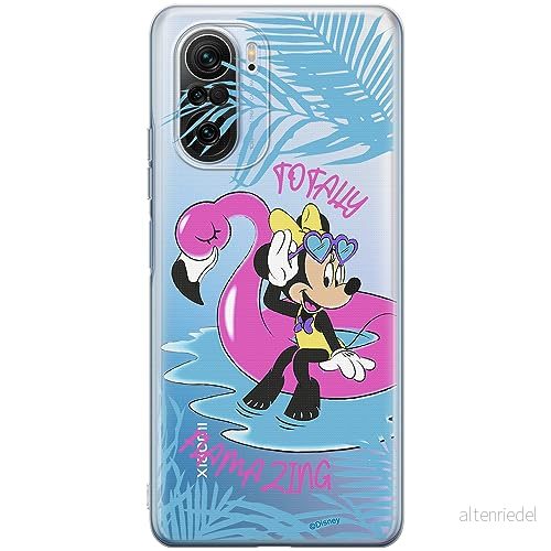 ERT GROUP mobiltelefonfodral för Xiaomi MI 11i/ REDMI K40/K40 PRO/POCO F3/ F3 PRO originalt och officiellt licensierat Disney mönster Minnie 025, gedeeltelijk transparant 5905511893972