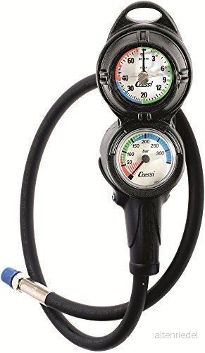 Cressi Console Pd2 Pressure+Depth Gauge M/Bar 8022983063355
