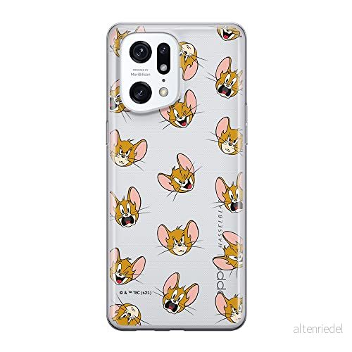ERT GROUP mobiltelefonfodral för Oppo FIND X5 PRO originalt och officiellt licensierat Tom & Jerry mönster 008 optimalt anpassad till formen på mobiltelefonen, gedeeltelijk transparant 5905511412807