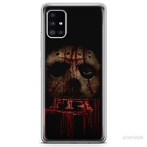 ERT GROUP mobiltelefonfodral för Samsung A51 5G originalt och officiellt licensierat Horror mönster Friday the 13th 013 optimalt anpassad till formen på mobiltelefonen, fodral tillverkad av TPU plast 5905511109288