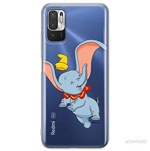 ERT GROUP mobiltelefonfodral för Xiaomi REDMI NOTE 10 5G / POCO M3 PRO originalt och officiellt licensierat Disney mönster Dumbo 015 anpassad till formen på mobiltelefonen, gedeeltelijk transparant 5905131183989