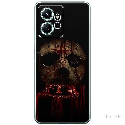 ERT GROUP mobiltelefonfodral för Xiaomi REDMI NOTE 12 4G originalt och officiellt licensierat Horror mönster Friday the 13th 013 anpassad till formen på mobiltelefonen, fodral tillverkad av TPU plast 5905511949334