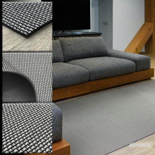 flätad vinylmatta för vardagsrum 120 x 170 tvättbar köksmatta utomhatta kök hallmatta entré 8435721611082
