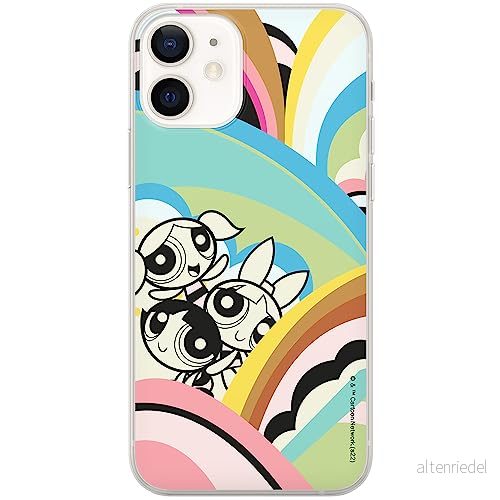 ERT GROUP mobiltelefonfodral för Iphone 12 Mini originalt och officiellt licensierat The Powerpuff Girls mönster 018, fodral tillverkad av TPU plast 5905511965723