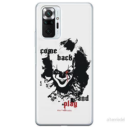 ERT GROUP mobiltelefonfodral för Xiaomi REDMI NOTE 10 PRO originalt och officiellt licensierat Horror mönster It 011 optimalt anpassad till formen på mobiltelefonen, fodral tillverkad av TPU plast 5905131978646