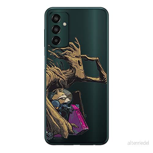 ERT GROUP mobiltelefonfodral för Samsung M13 4G originalt och officiellt licensierat Marvel mönster Guardians of the Galaxy 003 anpassad till formen på mobiltelefonen, gedeeltelijk transparant 5905511320263