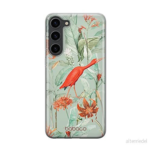ERT GROUP mobiltelefonfodral för Samsung S23 originalt och officiellt licensierat Babaco mönster Flowers 049 optimalt anpassad till formen på mobiltelefonen, fodral tillverkad av TPU plast 5905511429256