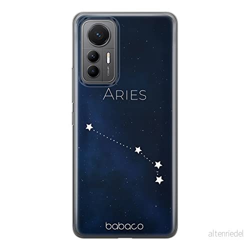 ERT GROUP mobiltelefonfodral för Xiaomi 12 LITE originalt och officiellt licensierat Babaco mönster Zodiac Constellation 001 anpassad till formen på mobiltelefonen, fodral tillverkad av TPU plast 5905511505530