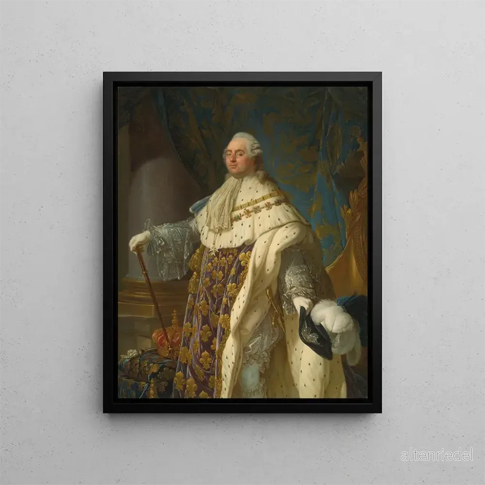 Målning av Louis XVI av Frankrike i kröningsdräkt – Antoine-François Callet Målning av Louis XVI av Frankrike i kröningsdräkt – Antoine-François Callet