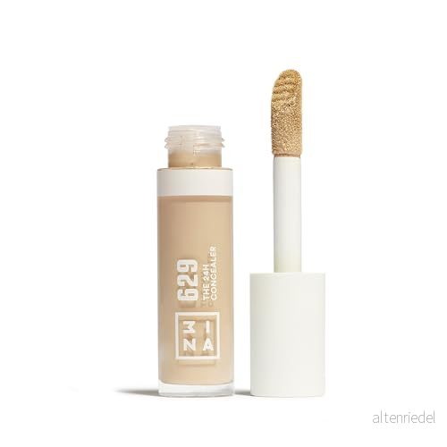 3INA MAKEUP 24H Concealer 629 ultralätt neutral flytande korrigering lång livslängd foundation korrigerare täcker mörka ringar och små rynkor trollstav vegan grymhetsfri 8435446413558