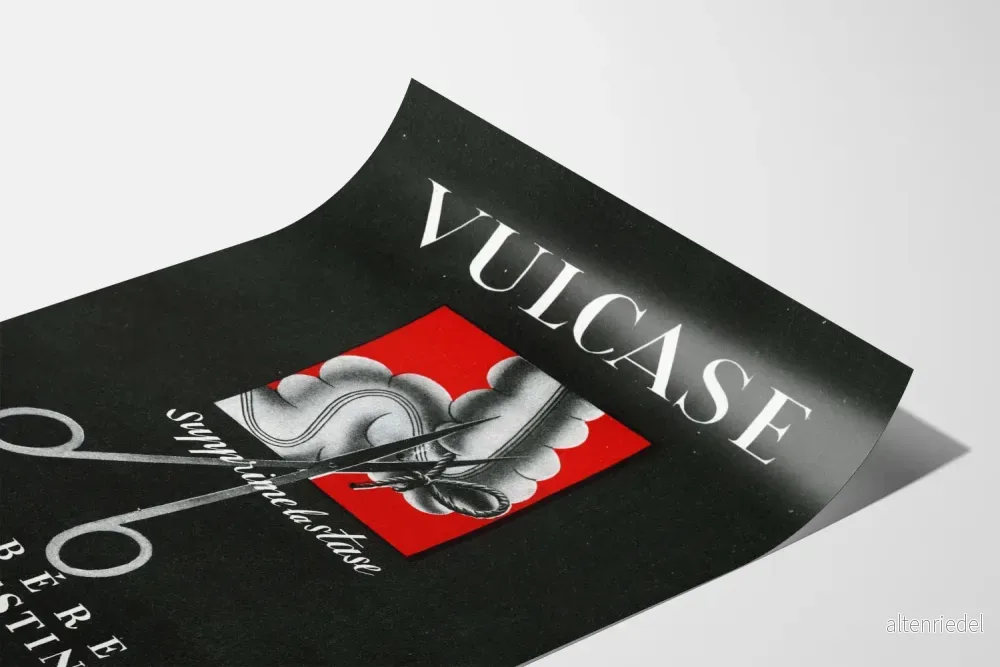 Vintagposter Vulcase för att frigöra tarmen - Bild 3