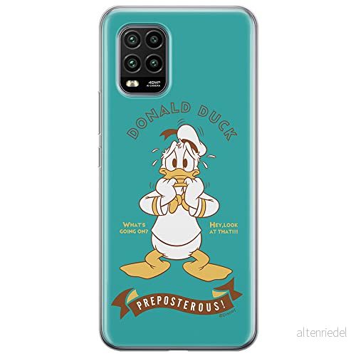 ERT GROUP mobiltelefonfodral för Xiaomi MI 10 LITE originalt och officiellt licensierat Disney mönster Donald 004 optimalt anpassad till formen på mobiltelefonen, fodral tillverkad av TPU plast 5903537162836