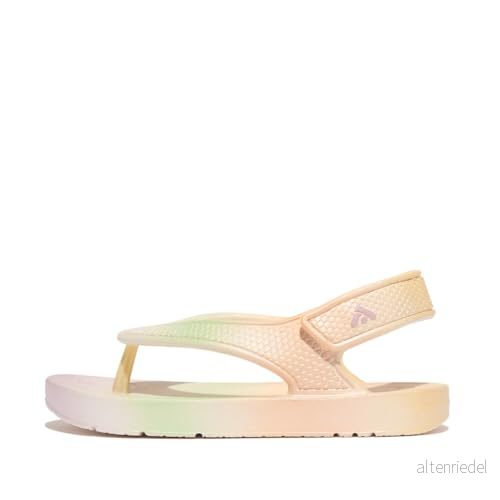 Fitflop Pojke unisex iQUSHION barn småbarn Ombre Pearl FLIP Flops, Urban vit/mix, 6 UK barn, vit mix 195305991624