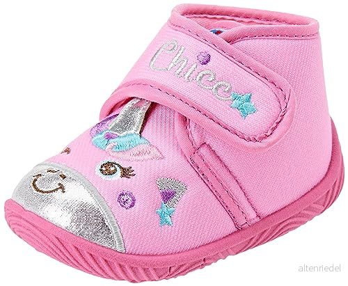 Chicco Polacchino Taxo polatofflor för bebisflickor, Rosa (rosa 4), 3 US Baby 8051182432129