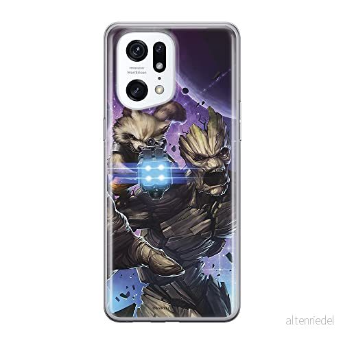 ERT GROUP mobiltelefonfodral för Oppo FIND X5 PRO originalt och officiellt licensierat Marvel mönster Guardians of the Galaxy 006 anpassad till formen på mobiltelefonen, fodral tillverkad av TPU plast 5905511397937