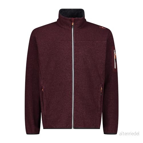 CMP Knit Tech jacka för män, Burgundy, 56 8058949085840