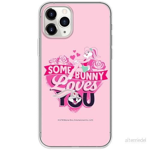 ERT GROUP mobiltelefonfodral för Iphone 11 PRO MAX originalt och officiellt licensierat Looney Tunes mönster Lola & Bugs 002 anpassad till formen på mobiltelefonen, fodral tillverkad av TPU plast 5905795133634