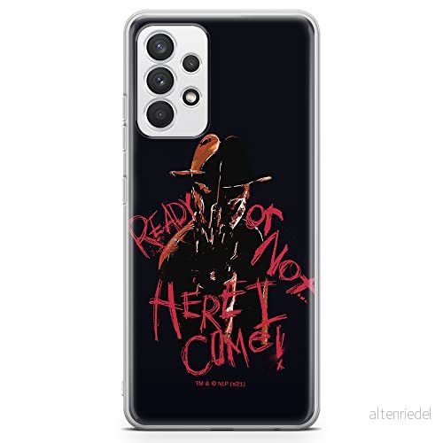 ERT GROUP mobiltelefonfodral för Samsung A32 4G LTE originalt och officiellt licensierat Horror mönster Nightmare of Elm Street 007, fodral tillverkad av TPU plast 5905511086510