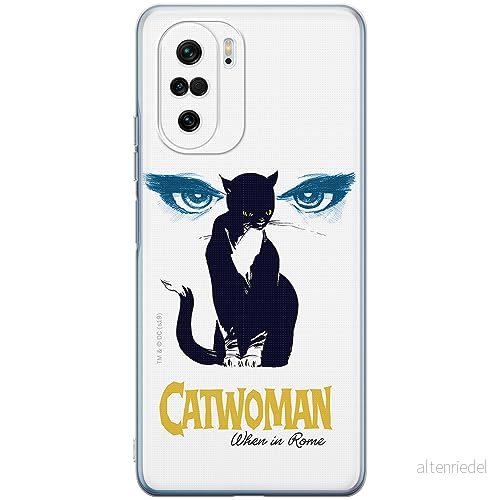 ERT GROUP mobiltelefonfodral för Xiaomi MI 11i/ REDMI K40/K40 PRO/POCO F3/ F3 PRO originalt och officiellt licensierat DC mönster Catwoman 007, fodral tillverkad av TPU plast 5905511893378