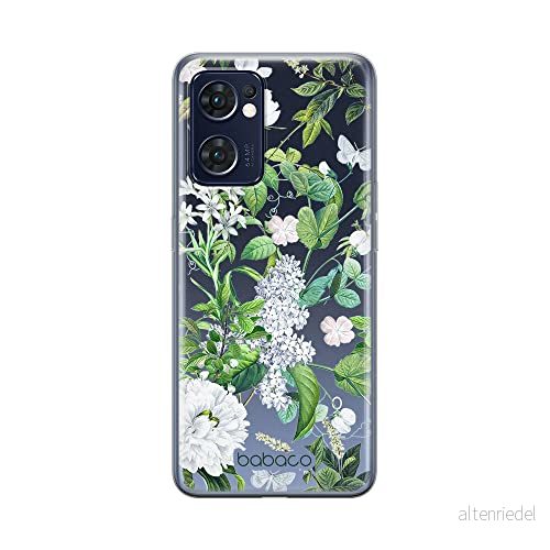ERT GROUP mobiltelefonfodral för Oppo RENO 7 5G originalt och officiellt licensierat Babaco mönster Flowers 038 optimalt anpassad till formen på mobiltelefonen, gedeeltelijk transparant 5905511317898