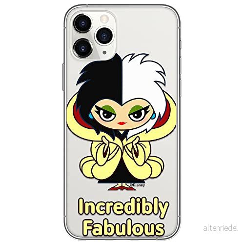 ERT GROUP mobiltelefonfodral för Iphone 11 PRO MAX originalt och officiellt licensierat Disney mönster Cruella 006 optimalt anpassad till formen på mobiltelefonen, gedeeltelijk transparant 5905131490087