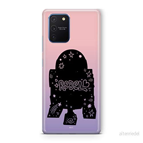 ERT GROUP mobiltelefonfodral för Samsung S10 Lite/A91 originalt och officiellt licensierat Star Wars mönster R2D2 005 Vit anpassad till formen på mobiltelefonen, fodral tillverkad av TPU plast 5903537782577