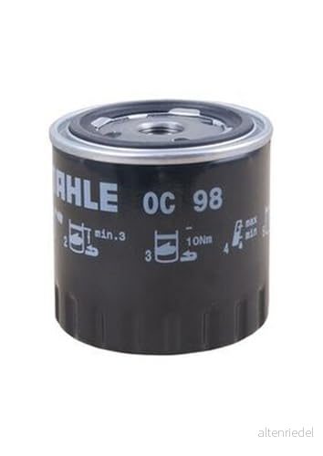 MAHLE ORIGINAL OC 98 Filtre à huile vissé PEUGEOT: 304 Cabriolet, 205 II 3/5 portes, I CITROËN: C15 Van, Visa portes 4009026010716