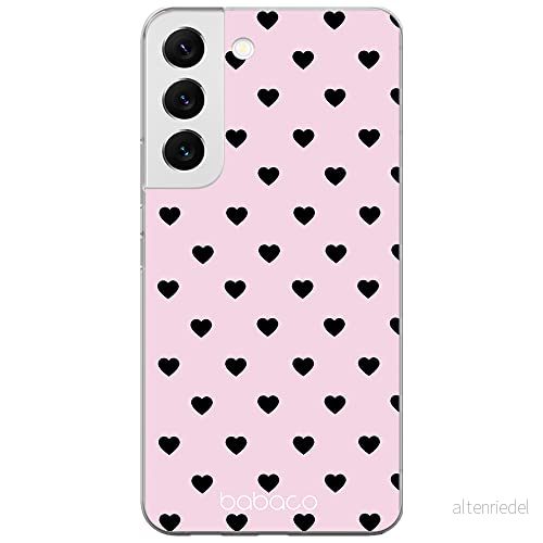 ERT GROUP mobiltelefonfodral för Samsung S22 originalt och officiellt licensierat Babaco mönster Hearts 003 optimalt anpassad till formen på mobiltelefonen, fodral tillverkad av TPU plast 5904805304064