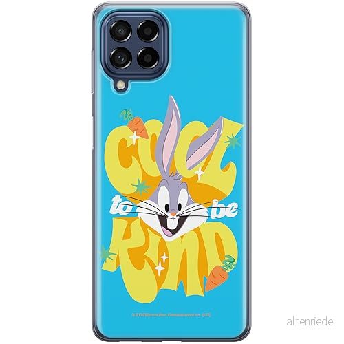 ERT GROUP mobiltelefonfodral för Samsung M53 5G originalt och officiellt licensierat Looney Tunes mönster Bugs 014 optimalt anpassad till formen på mobiltelefonen, fodral tillverkad av TPU plast 5905795077099
