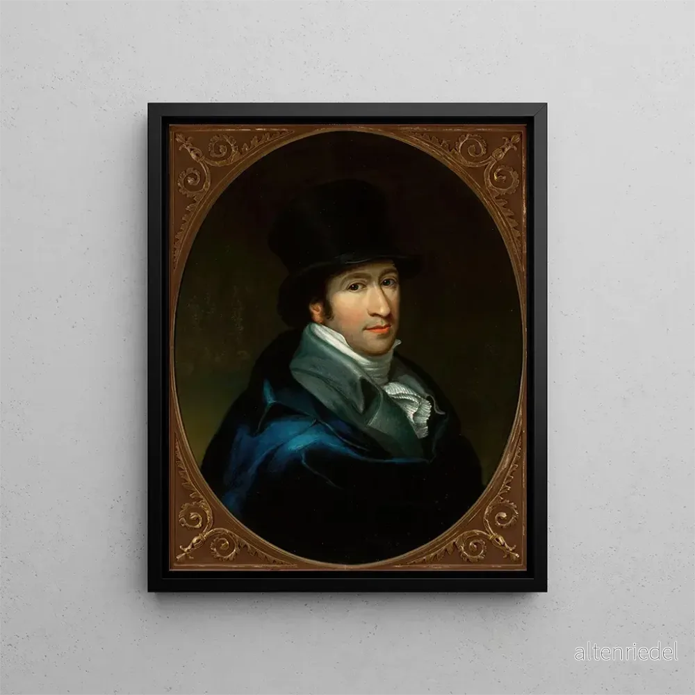 Målning Portrait de Wiktor Ossoliski - Alojzy Reichan | Konsttryck