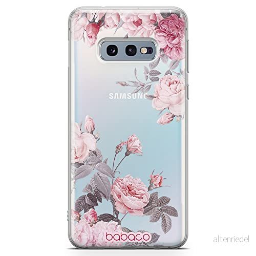 ERT GROUP mobiltelefonfodral för Samsung S10e originalt och officiellt licensierat Babaco mönster Flowers 055 optimalt anpassad till formen på mobiltelefonen, gedeeltelijk transparant 5905131356376