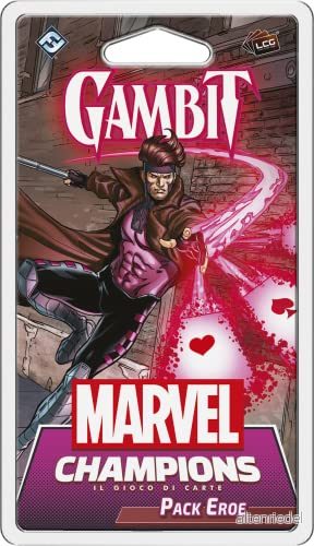Asmodee Marvel Champions Kortspelet: Gambit Expansion, hjältepaket, italiensk utgåva 841333118389