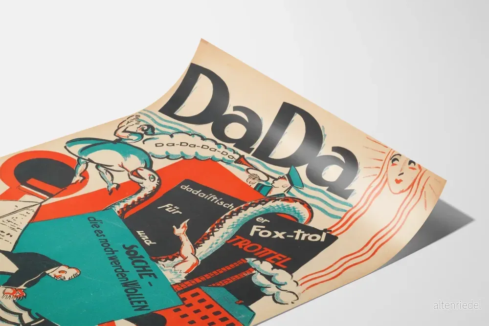Dada Fox-trot design grafisk vintageposter - Bild 3