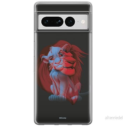 ERT GROUP mobiltelefonfodral för Google PIXEL 7 PRO originalt och officiellt licensierat Disney mönster Simba & Friends 001 anpassad till formen på mobiltelefonen, fodral tillverkad av TPU plast 5905795179380