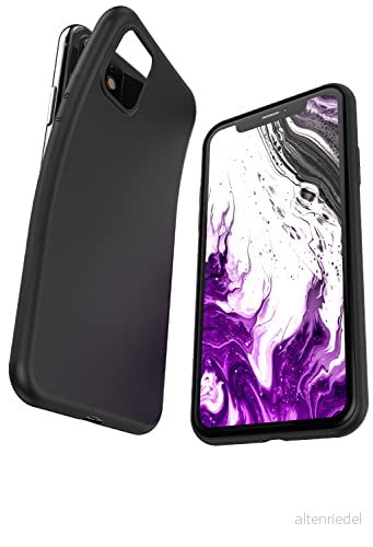 COVERbasics Fodral kompatibelt med iPhone 11 (AIRGEL) tunt TPU silikonfodral kant kameraskydd, mot gulning och repor (svart) 8058956289071