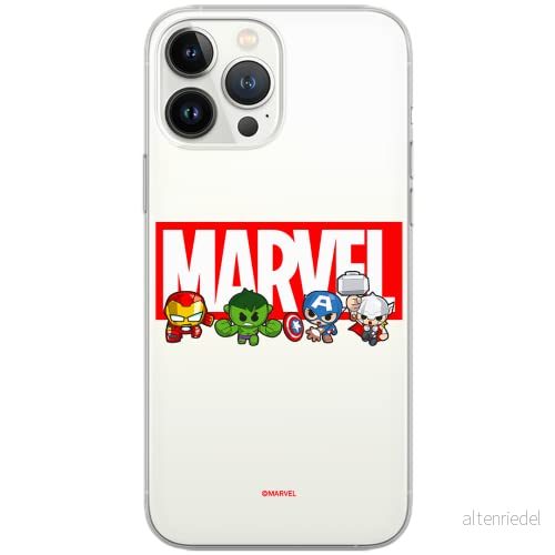 ERT GROUP mobiltelefonfodral för Huawei P30 Lite originalt och officiellt licensierat Marvel mönster 009 Vit optimalt anpassad till formen på mobiltelefonen, gedeeltelijk transparant 5904805175503