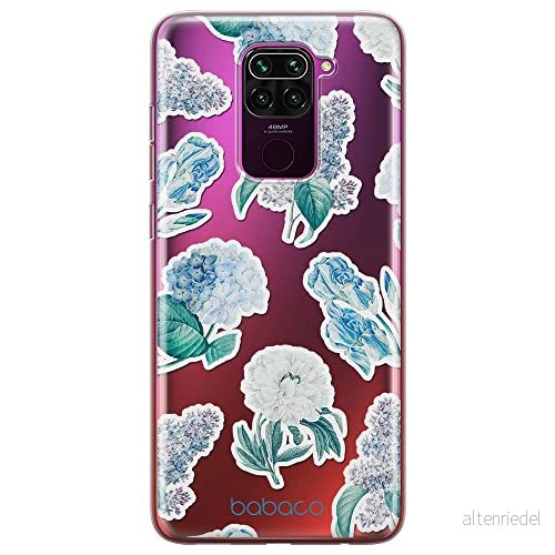 ERT GROUP mobiltelefonfodral för Xiaomi REDMI NOTE 9 originalt och officiellt licensierat Babaco mönster Flowers 029 optimalt anpassad till formen på mobiltelefonen, gedeeltelijk transparant 5905131274052