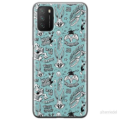 ERT GROUP mobiltelefonfodral för Xiaomi REDMI 9T originalt och officiellt licensierat Looney Tunes mönster 004 optimalt anpassad till formen på mobiltelefonen, fodral tillverkad av TPU plast 5904805598524