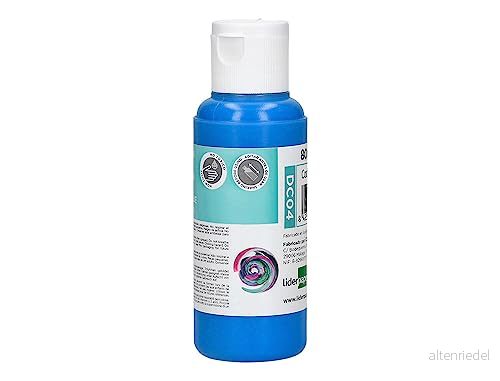 Akryl färg ledarpapper burk 80 ml cyan 8423473053212
