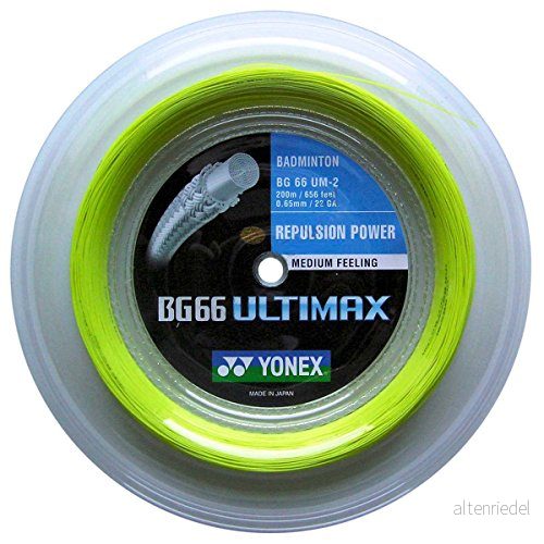 Yonex BG 66 Ultimax Gul 200m 4547656644838