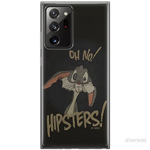 ERT GROUP mobiltelefonfodral för Samsung GALAXY NOTE 20 ULTRA originalt och officiellt licensierat Looney Tunes mönster Bugs 005 anpassad till formen på mobiltelefonen, fodral tillverkad av TPU plast 5903040361894