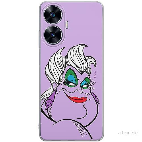 ERT GROUP mobiltelefonfodral för Realme C55 originalt och officiellt licensierat Disney mönster Ursula 001 optimalt anpassad till formen på mobiltelefonen, fodral tillverkad av TPU plast 5905511859169