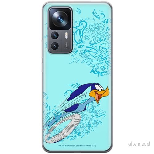 ERT GROUP mobiltelefonfodral för Xiaomi 12T/ 12T pro/ K50 Ultra originalt och officiellt licensierat Looney Tunes mönster Roadrunner 004, fodral tillverkad av TPU plast 5905795127589