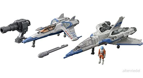 Disney Pixar Lightyear HHY16 Hyperspeed XL Twin Pack, Rymdskepp, leksaker för barn från 4 år 194735079575