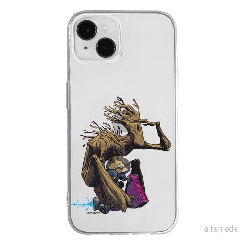 ERT GROUP mobiltelefonfodral för Apple Iphone 14 originalt och officiellt licensierat Marvel mönster Guardians of the Galaxy 004 anpassad till formen på mobiltelefonen, gedeeltelijk transparant 5905131823847