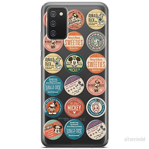 ERT GROUP mobiltelefonfodral för Samsung A02S originalt och officiellt licensierat Disney mönster Mickey & Friends 003 optimalt anpassad till formen på mobiltelefonen, gedeeltelijk transparant 5903040225189