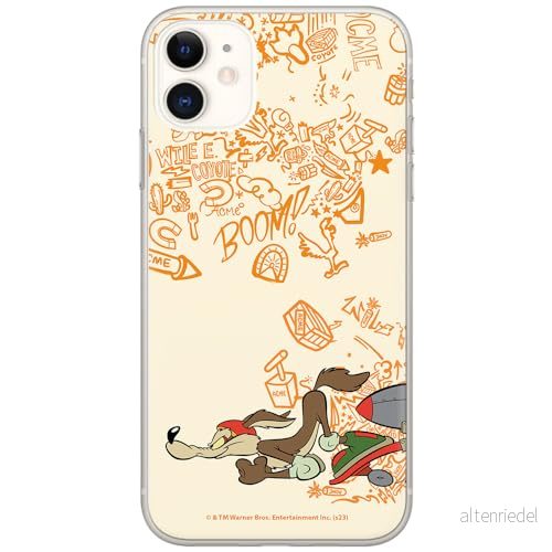 ERT GROUP mobiltelefonfodral för Iphone 11 originalt och officiellt licensierat Looney Tunes mönster Coyote 002 optimalt anpassad till formen på mobiltelefonen, fodral tillverkad av TPU plast 5905795137779