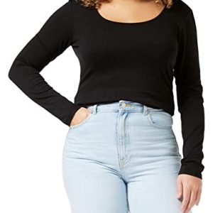 VERO MODA Damer Vmmaxi My Ls Soft Uneck Ga Noos långärmade tröjor, Svart (svart svart), XS 5714505851580 VERO MODA Damer Vmmaxi My Ls Soft Uneck Ga Noos långärmade tröjor, Svart (svart svart), XS 5714505851580
