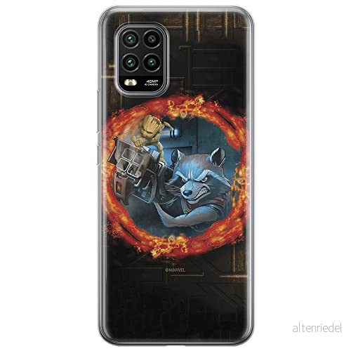 ERT GROUP mobiltelefonfodral för Xiaomi MI 10 LITE originalt och officiellt licensierat Marvel mönster Guardians of the Galaxy 008, fodral tillverkad av TPU plast 5903537164311